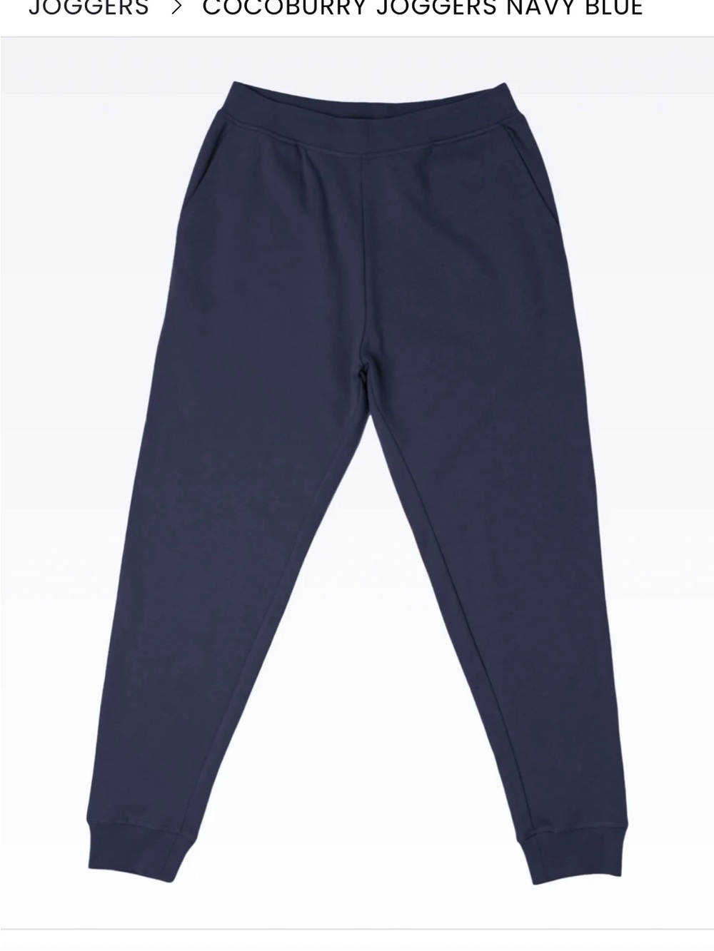 NWT Cocoburry Unisex Joggers - Size Medium